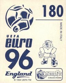 1996 Merlin's Euro 96 Stickers #180 Reuter Back
