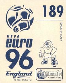 1996 Merlin's Euro 96 Stickers #189 Herrlich Back