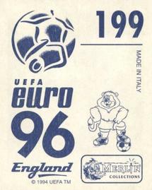 1996 Merlin's Euro 96 Stickers #199 Berger Back