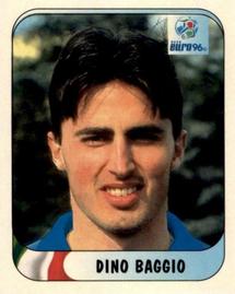 1996 Merlin's Euro 96 Stickers #217 Dino Baggio Front
