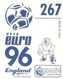 1996 Merlin's Euro 96 Stickers #267 Jacob Laursen Back