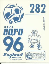 1996 Merlin's Euro 96 Stickers #282 Micheal Laudrup Back