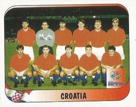 1996 Merlin's Euro 96 Stickers #313 Croatia Team Front
