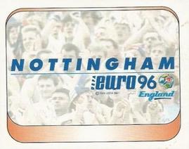 1996 Merlin's Euro 96 Stickers #330 Nottingham Emblem Front