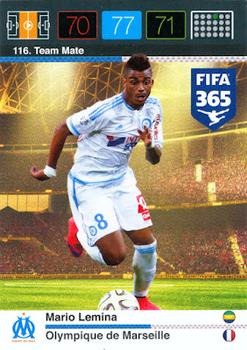 2015 Panini Adrenalyn XL FIFA 365 Nordic Edition #116 Mario Lemina Front