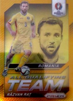 2016 Panini Prizm UEFA Euro - All-Qualifying Team Gold Prizms #2 Razvan Rat Front