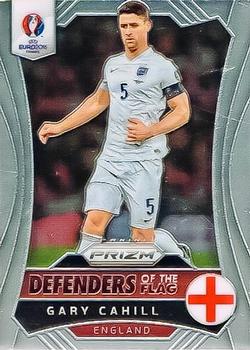 2016 Panini Prizm UEFA Euro - Defenders of the Flag #5 Gary Cahill Front
