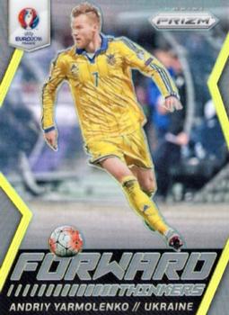 2016 Panini Prizm UEFA Euro - Forward Thinkers Gold Prizms #8 Andriy Yarmolenko Front