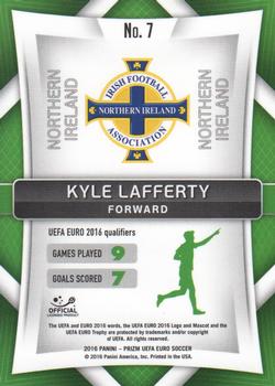 2016 Panini Prizm UEFA Euro - Scoring Leaders #7 Kyle Lafferty Back