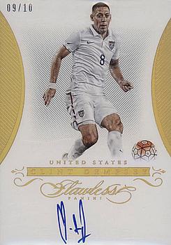 2015-16 Panini Flawless - Flawless Signatures Gold #FS-CD Clint Dempsey Front