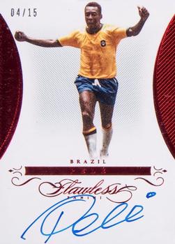 2015-16 Panini Flawless - Flawless Signatures Ruby #FS-P Pele Front