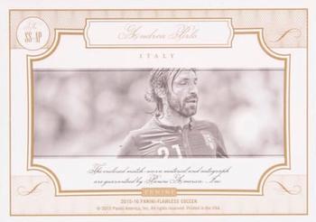 2015-16 Panini Flawless - Sole of the Game Signatures #SS-AP Andrea Pirlo Back