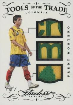 2015-16 Panini Flawless - Tools of the Trade Triples Black #T3-FM Fredy Montero Front
