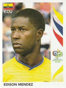 2006 Panini World Cup Stickers #84 Edison Mendez Front