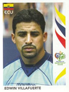 2006 Panini World Cup Stickers #92 Edwin Villafuerte Front