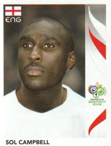 2006 Panini World Cup Stickers #96 Sol Campbell Front