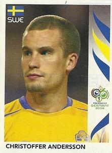2006 Panini World Cup Stickers #153 Christoffer Andersson Front