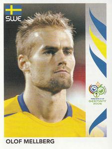 2006 Panini World Cup Stickers #156 Olof Mellberg Front