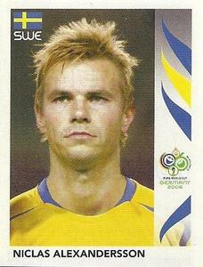 2006 Panini World Cup Stickers #158 Niclas Alexandersson Front