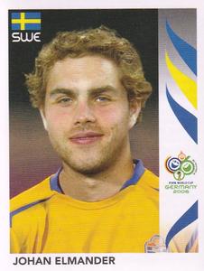 2006 Panini World Cup Stickers #164 Johan Elmander Front