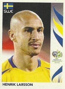 2006 Panini World Cup Stickers #168 Henrik Larsson Front