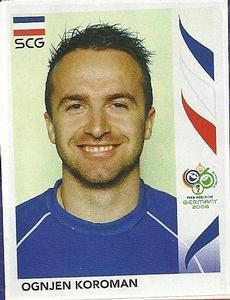 2006 Panini World Cup Stickers #214 Ognjen Koroman Front
