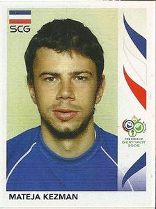 2006 Panini World Cup Stickers #222 Mateja Kezman Front