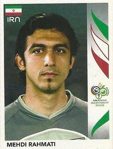 2006 Panini World Cup Stickers #281 Mehdi Rahmati Front
