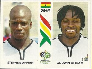 2006 Panini World Cup Stickers #316 Stephen Appiah Front