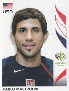 2006 Panini World Cup Stickers #352 Pablo Mastroeni Front