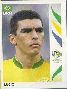 2006 Panini World Cup Stickers #384 Lucio Front