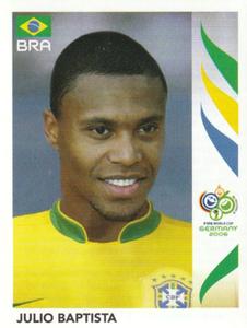2006 Panini World Cup Stickers #388 Julio Baptista Front