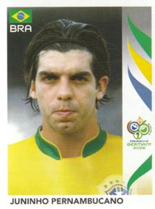 2006 Panini World Cup Stickers #389 Juninho Pernambucano Front