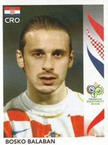 2006 Panini World Cup Stickers #411 Bosko Balaban Front