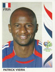 2006 Panini World Cup Stickers #466 Patrick Vieira Front
