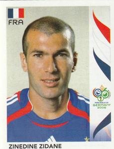 2006 Panini World Cup Stickers #467 Zinedine Zidane Front