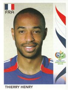 2006 Panini World Cup Stickers #469 Thierry Henry Front