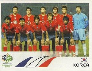 2006 Panini World Cup Stickers #492 Korea Front
