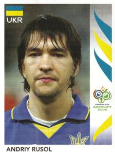 2006 Panini World Cup Stickers #555 Andriy Rusol Front