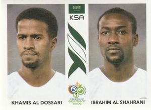 2006 Panini World Cup Stickers #592 Khamis Al Dossari / Ibrahim Al Shahrani Front