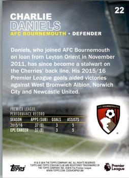 2016 Stadium Club Premier League #22 Charlie Daniels Back