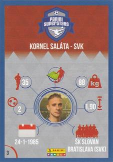 2016 Panini Superstars Slovakian Edition (Blue Border) #3 Kornel Salata Back