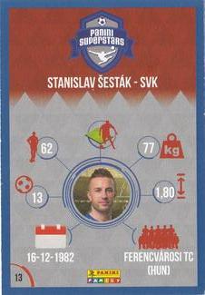 2016 Panini Superstars Slovakian Edition (Blue Border) #13 Stanislav Sestak Back