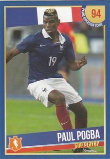 2016 Panini Superstars Slovakian Edition (Blue Border) #34 Paul Pogba Front