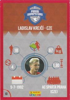 2016 Panini Superstars Czech Edition (Red Border) #10 Ladislav Krejci Back