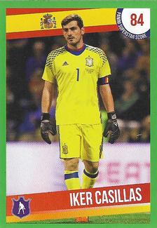 2016 Panini Superstars Hungarian Edition (Green Border) #19 Iker Casillas Front
