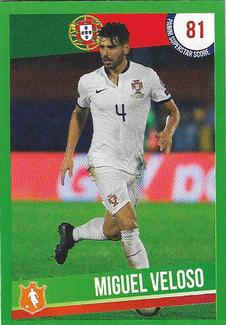2016 Panini Superstars Hungarian Edition (Green Border) #46 Miguel Veloso Front