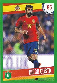 2016 Panini Superstars Hungarian Edition (Green Border) #54 Diego Costa Front