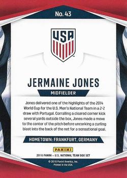 2016 Panini U.S. National Team #43 Jermaine Jones Back
