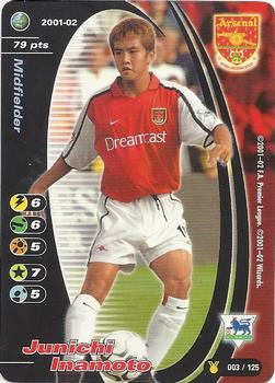 2001 Wizards Football Champions Premier League 2001-2002 Update #3 Junichi Inamoto Front
